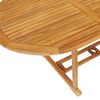 vidaXL 7 Piece Garden Dining Set Solid Teak Wood