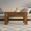 vidaXL Coffee Table Smoked Oak 101x49x52 cm Engineered Wood