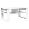 vidaXL Coffee Table White 96 x 54 x 44 cm Engineered Wood