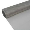 vidaXL Wire Fences 100 x 500 cm Stainless Steel 304 Silver