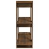 vidaXL Book Cabinet/Room Divider Brown Oak 80x30x87 cm