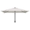 vidaXL Garden Parasol Beige and Black 248.5 x 247.5 x 160 cm