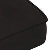 vidaXL Relaxing Chair with Stool Black Velvet