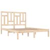 vidaXL Bed Frame without Mattress 135x190 cm Double Solid Wood
