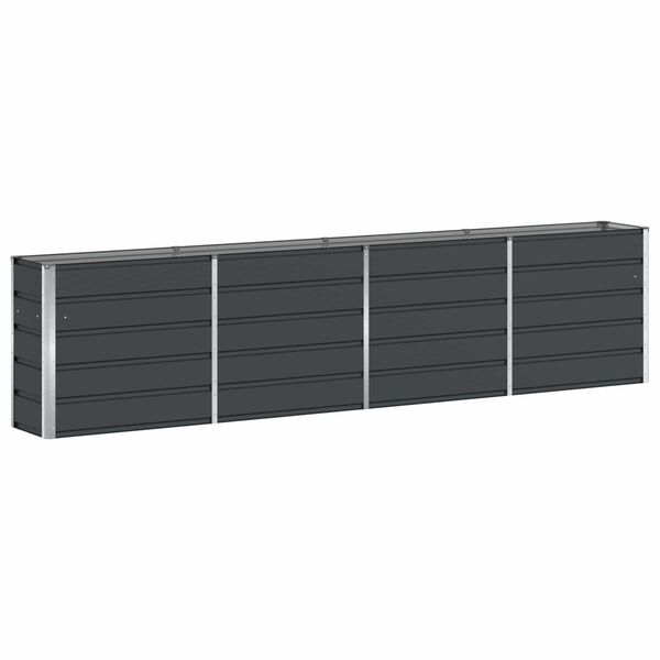 vidaXL Planter Anthracite 320 x 40 x 75 cm Steel