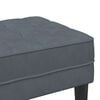vidaXL Bench Dark grey 113 x 57 x 39 cm Velvet
