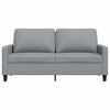 vidaXL 2-Seater Sofa Light Grey 140 cm Fabric