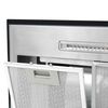 vidaXL Island Range Hood 90 cm LCD Display Touch Sensor 756 m&sup3;/h LED
