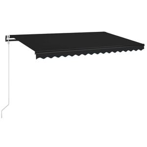 vidaXL Automatic Retractable Awning 400x300 cm Anthracite