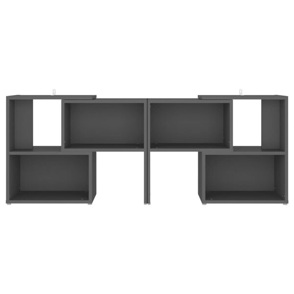 vidaXL TV Cabinet Grey 104x30x52 cm Engineered Wood