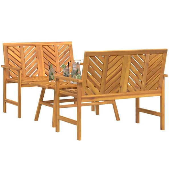 vidaXL Garden Lounge Set Brown Solid Acacia wood