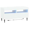 vidaXL LED TV Cabinet White Engineered Wood
