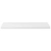 vidaXL Floating Wall Shelves 2 pcs High Gloss White 90x23.5x3.8 cm MDF