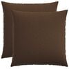 vidaXL Throw Pillow 2 pcs HEERLEN Brown 55 x 55 cm Fabric