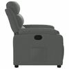 vidaXL Recliner Chair Dark Grey Fabric