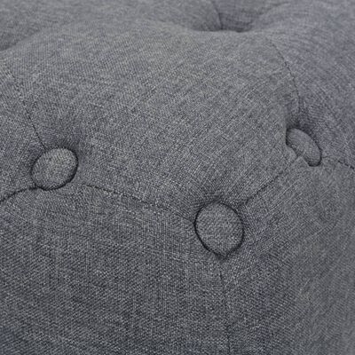 vidaXL Pouffe Fabric 80x80x30 cm Dark Grey