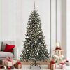 vidaXL Artificial Christmas Tree with 300 LEDs with Stand Green 210 cm