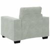 vidaXL Sofa Set 3 pcs Light Grey 221 x 80 x 80 cm Velvet