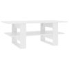 vidaXL Coffee Table White 110x55x42 cm Engineered Wood