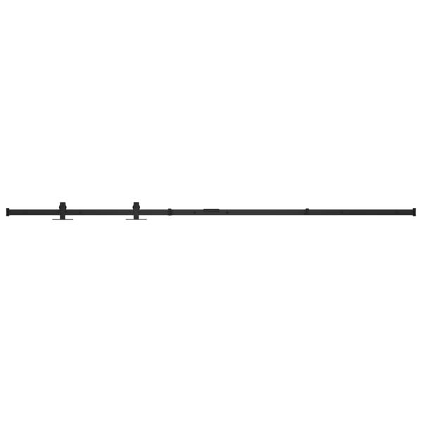 vidaXL Mini Sliding Cabinet Door Kit Carbon Steel 200 cm