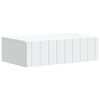 vidaXL Wall-Mounted Side Table White 59 x 34.5 x 17 cm Engineered Wood