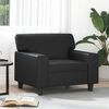 vidaXL Sofa Chair Black 60 cm Faux Leather