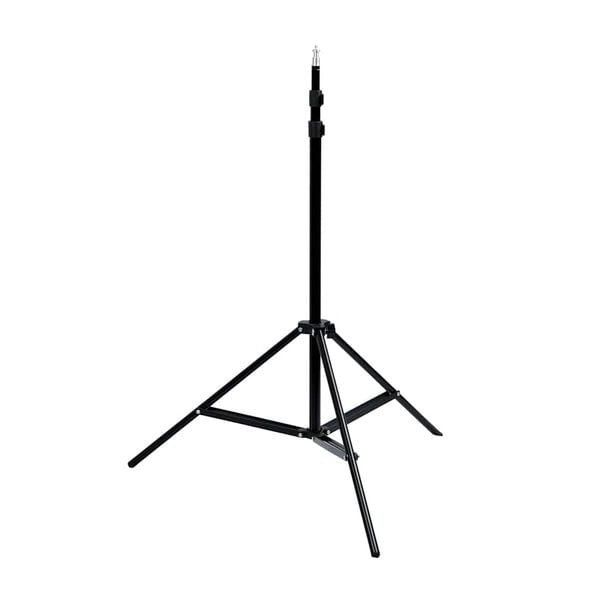 vidaXL Speedlight Set Height Adjustable Manual Black Metal