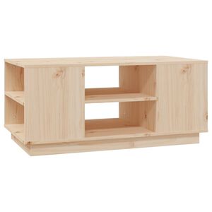 vidaXL Coffee Table | Natural pine | Solid pinewood | Medium | Coffee Table