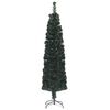 vidaXL Christmas Tree | Black and green | Fibre optic | Slim | Christmas Tree