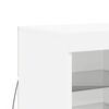 vidaXL Sideboard with LED Lights White 41x37x67 cm