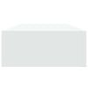 vidaXL Wall-mounted Drawer Shelves 2 pcs White 60x23.5x10cm MDF