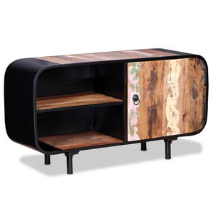 vidaXL Tv Cabinet | Multicolour | Reclaimed wood and metal | Standard