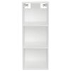 vidaXL Wall Cabinet White 34.5x32.5x90 cm Engineered Wood
