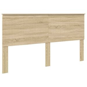 vidaXL Headboard with Headboard Sonoma Oak 180 cm Engineered wood