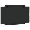 vidaXL Headboard Cushion "Zadar" Black 90 cm Faux Leather