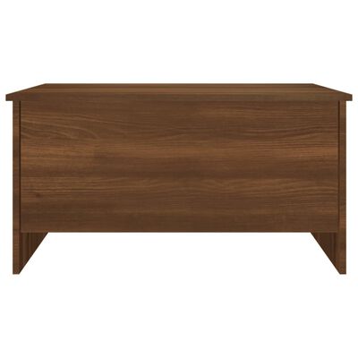 vidaXL Coffee Table Brown Oak 80x55.5x41.5 cm Engineered Wood