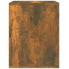 vidaXL Wall-mounted Bedside Cabinet Smoked Oak 50x36x47 cm