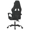 vidaXL Gaming Chair with Footrest Black and Camouflage Faux Leather