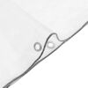 vidaXL Clear Tarpaulin with Eyelets 3x6 m Polyethylene