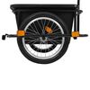 vidaXL Bike Trailer Black 50 L