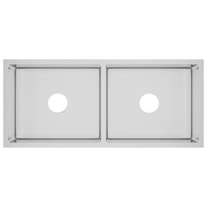 vidaXL Handmade Kitchen Sink Stainless Steel