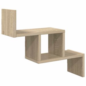 vidaXL Wall Shelf Sonoma Oak 48 x 15 x 42 cm Engineered Wood