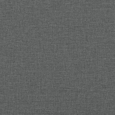 vidaXL L-shaped Sofa Bed Dark Grey 275x140x70 cm Fabric