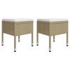 vidaXL 5 Piece Garden Dining Set Beige