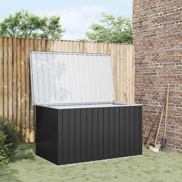 vidaXL Garden Storage Box Anthracite 171x99x93 cm