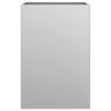vidaXL Planter Silver 52x48x75 cm Galvanised Steel
