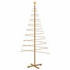 vidaXL Wooden Christmas Tree KOTKA 210 cm Bamboo and Solid Pine Wood