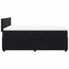 vidaXL Box Spring Bed with Mattress Black Double Velvet