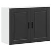 vidaXL Kitchen Wall Cabinet Porto Black Engineered Wood