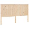 vidaXL Bed Headboard 155,5x4x100 cm Solid Pine Wood